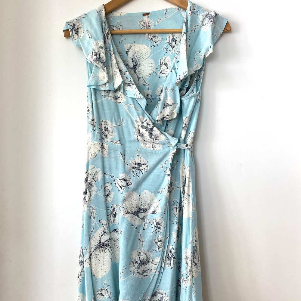Free People - boho wrap dress